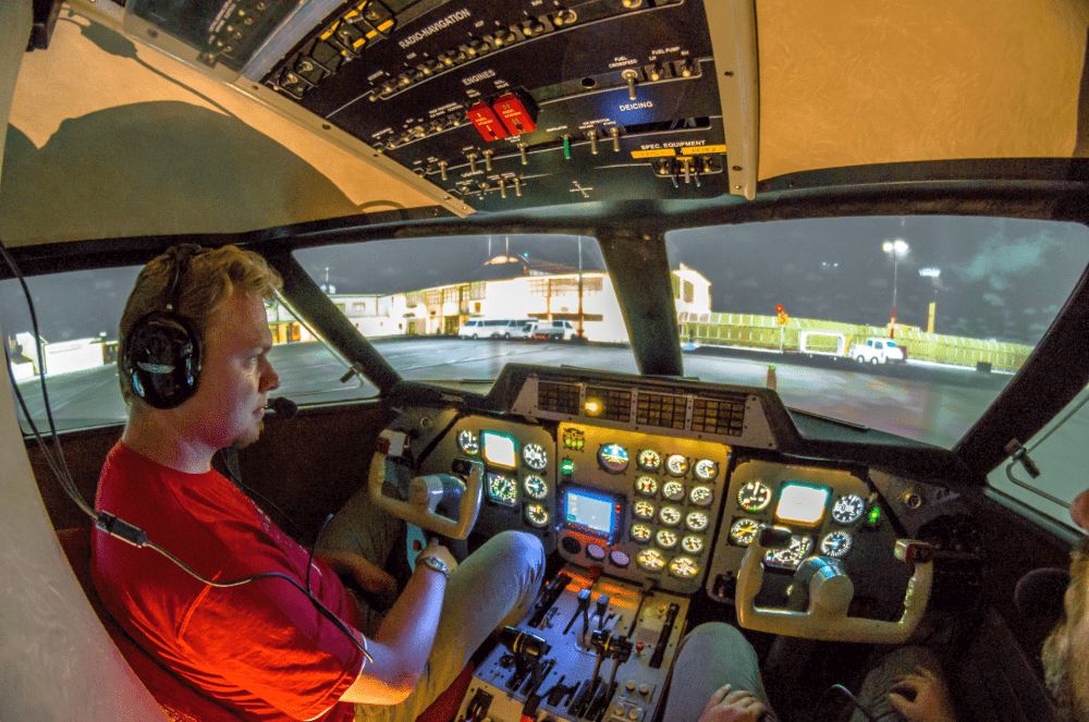 Let v simulatoru letadla L-410